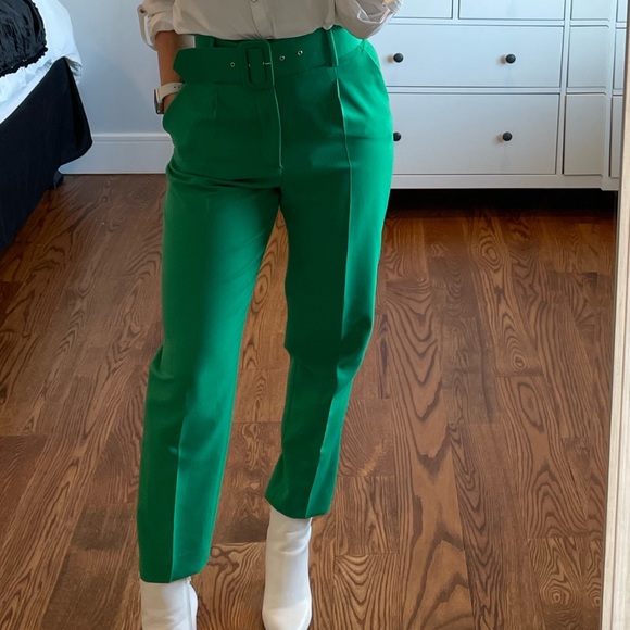 Zara Pants & Jumpsuits Zara Green Pants Poshmark